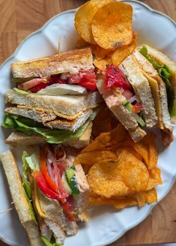 Cajun Chicken Club Sandwich