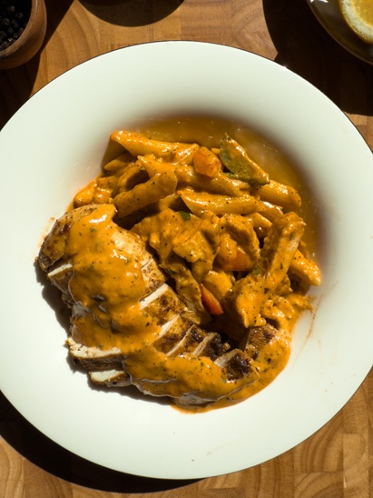 Creamy Chicken Fajita Pasta