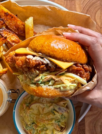 Buttermilk Fried Crispy Chicken Sandwich