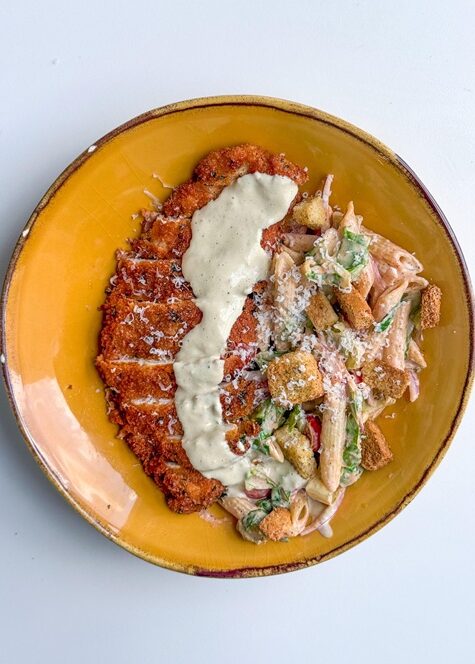 Chicken Caesar Pasta Salad