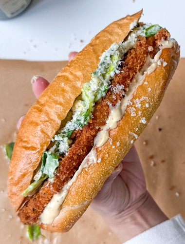 Crispy Chicken Caesar Sandwich